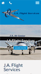 Mobile Screenshot of jaflight.com